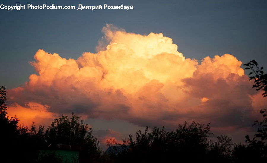 Azure Sky, Cloud, Outdoors, Sky, Cumulus, Dawn, Dusk