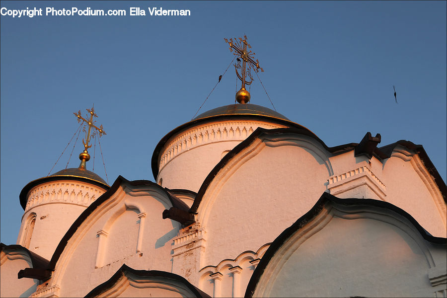 Architecture, Dome, Antenna, Roof, Tile Roof, Ship, Vessel