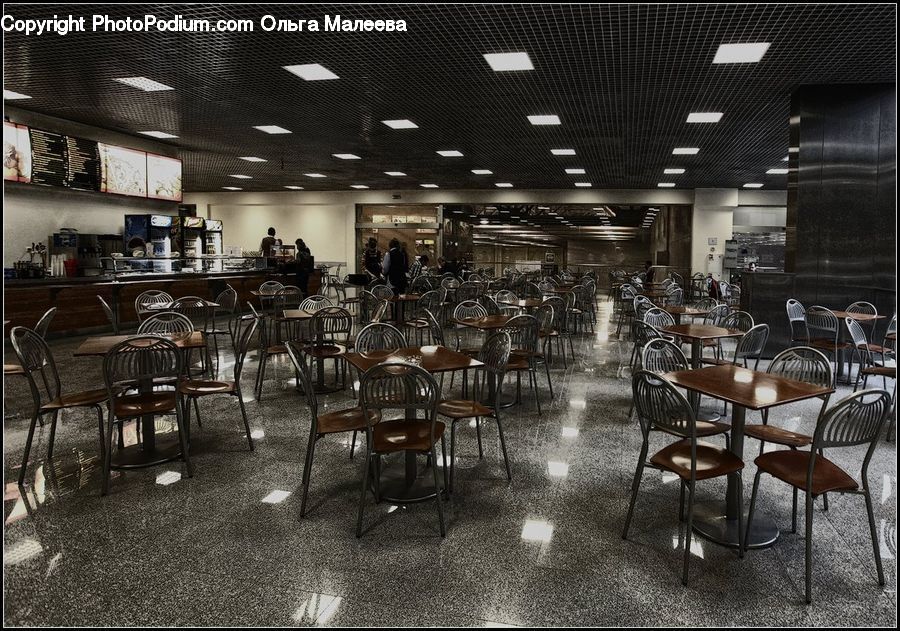 Dining Table, Furniture, Table, Chair, Cafe, Cafeteria, Food Court