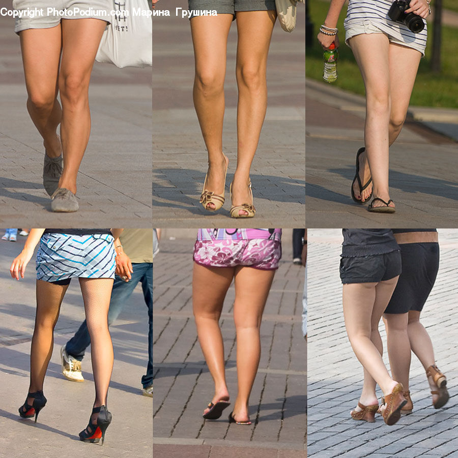 People, Person, Human, Clothing, Miniskirt, Skirt, Flip-Flop