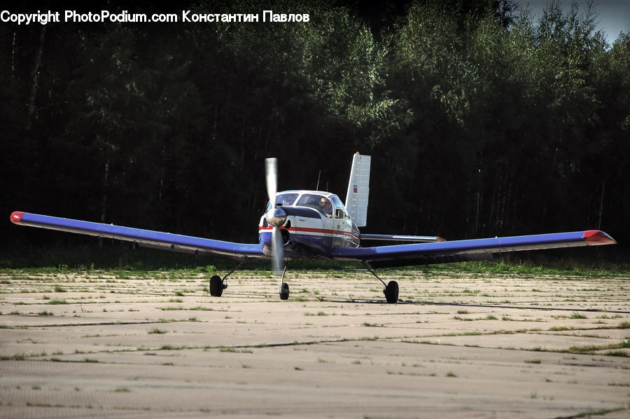 Aircraft, Airplane, Playground, Airfield, Airport, Automobile, Car
