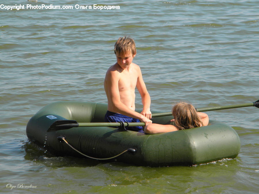 People, Person, Human, Inflatable, Boat, Canoe, Rowboat