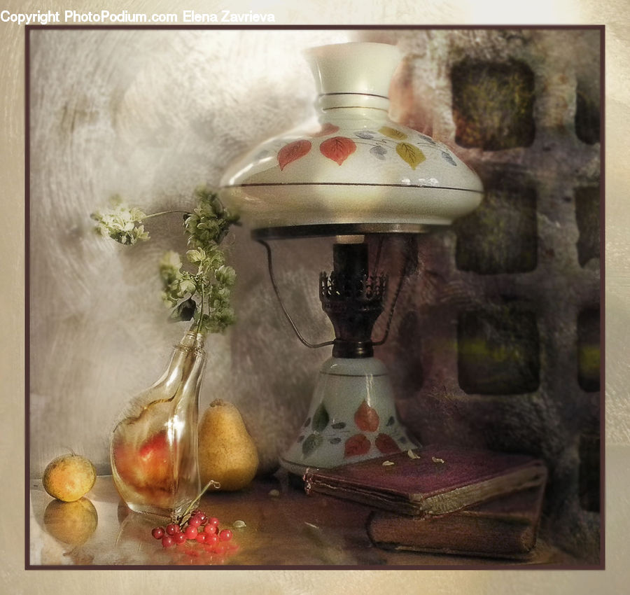 Plant, Potted Plant, Lamp, Table Lamp, Weed, Flower, Flower Arrangement