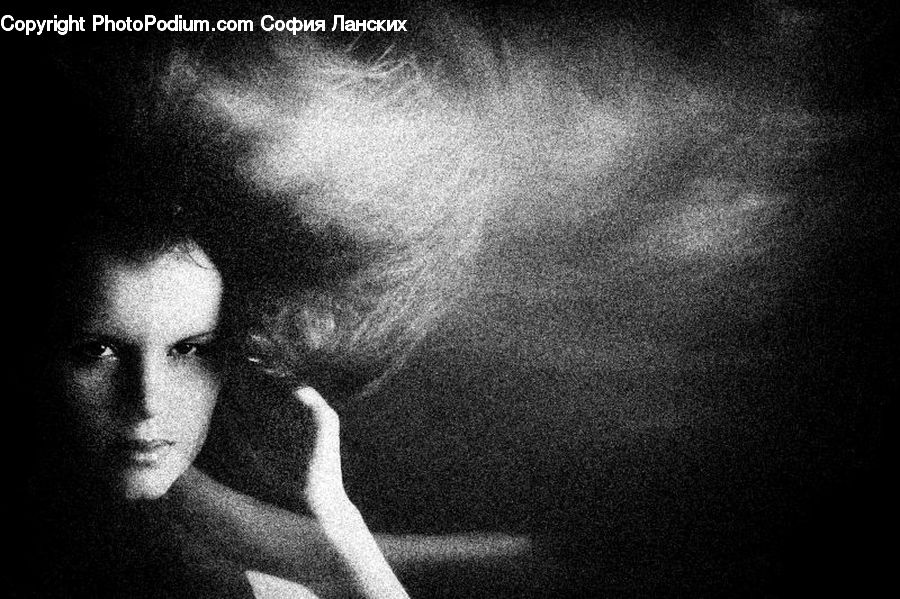 Person, Portrait, Selfie, Light, Female, Woman