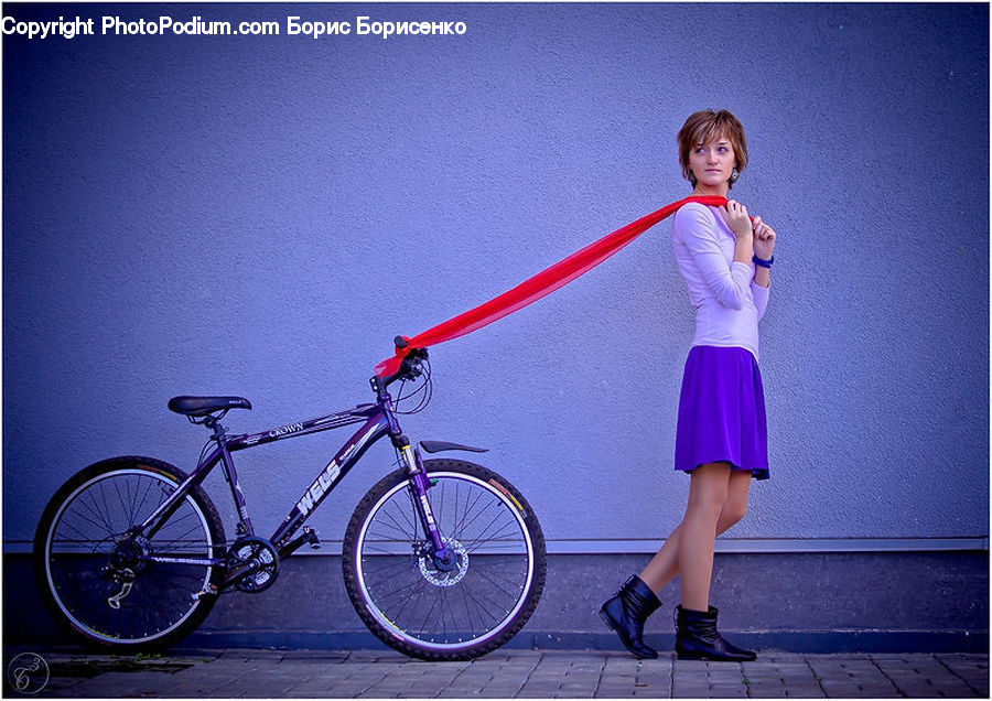 People, Person, Human, Bicycle, Bike, Vehicle, Female