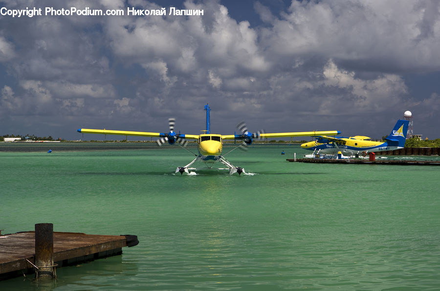 Boat, Watercraft, Aircraft, Airplane, Seaplane, Glider, Gliding