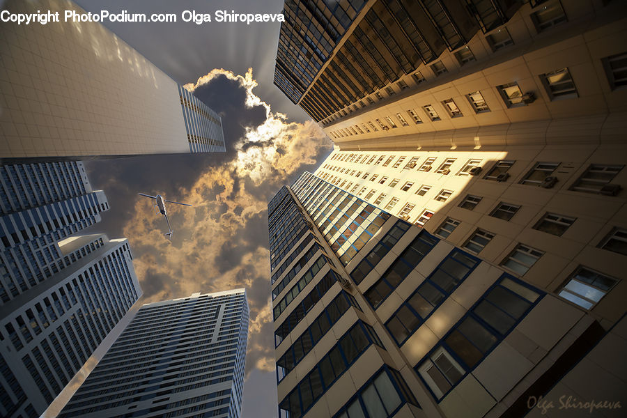 Architecture, City, Downtown, High Rise, Skyscraper, Building, Housing