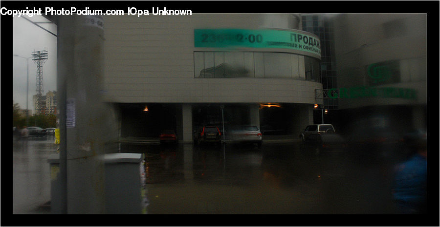 Flood, Airport Terminal, Terminal, Corridor, Newsstand, Shop, Building