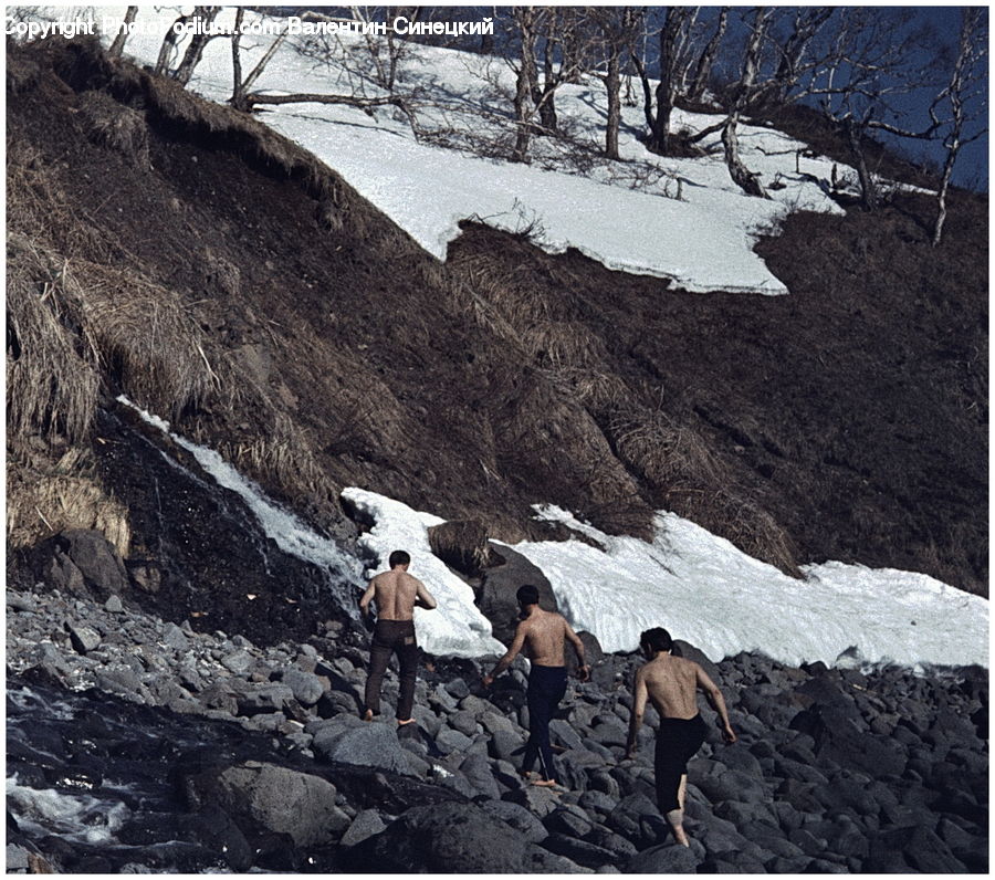 People, Person, Human, Rock, Landslide, Mining, Arctic