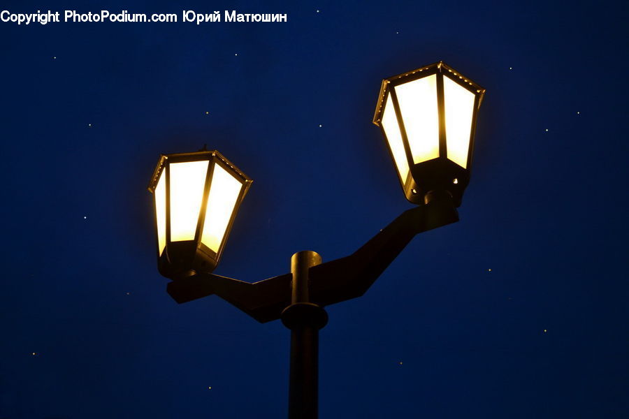 Lamp Post, Pole, Lantern, Lighting