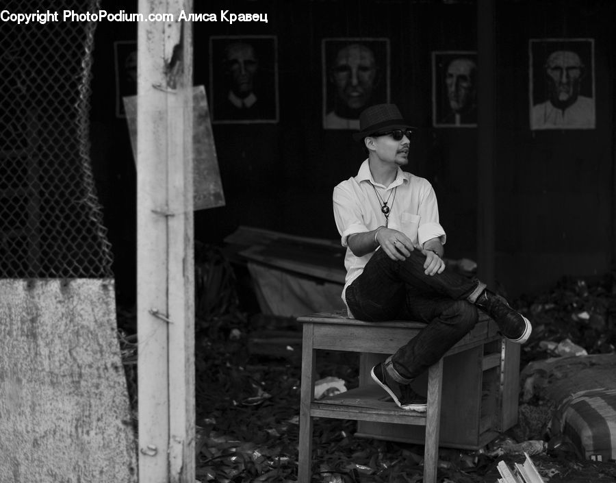 People, Person, Human, Bench, Head, Portrait