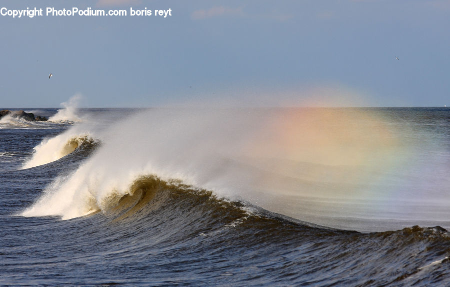 Outdoors, Sea, Sea Waves, Water, Coast, Beach, Ocean