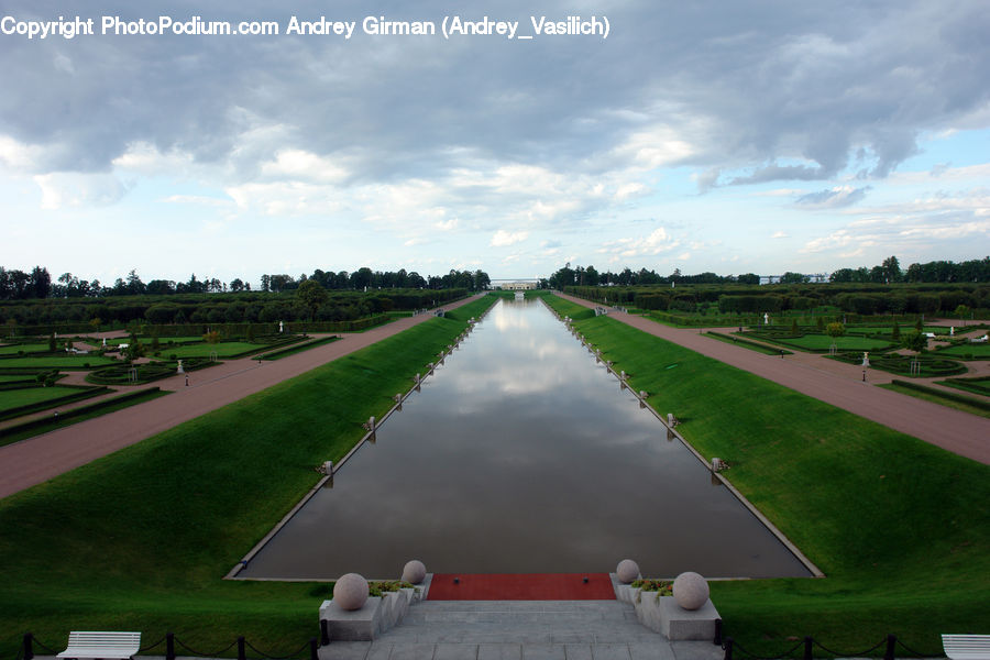 Canal, Outdoors, River, Water, Road
