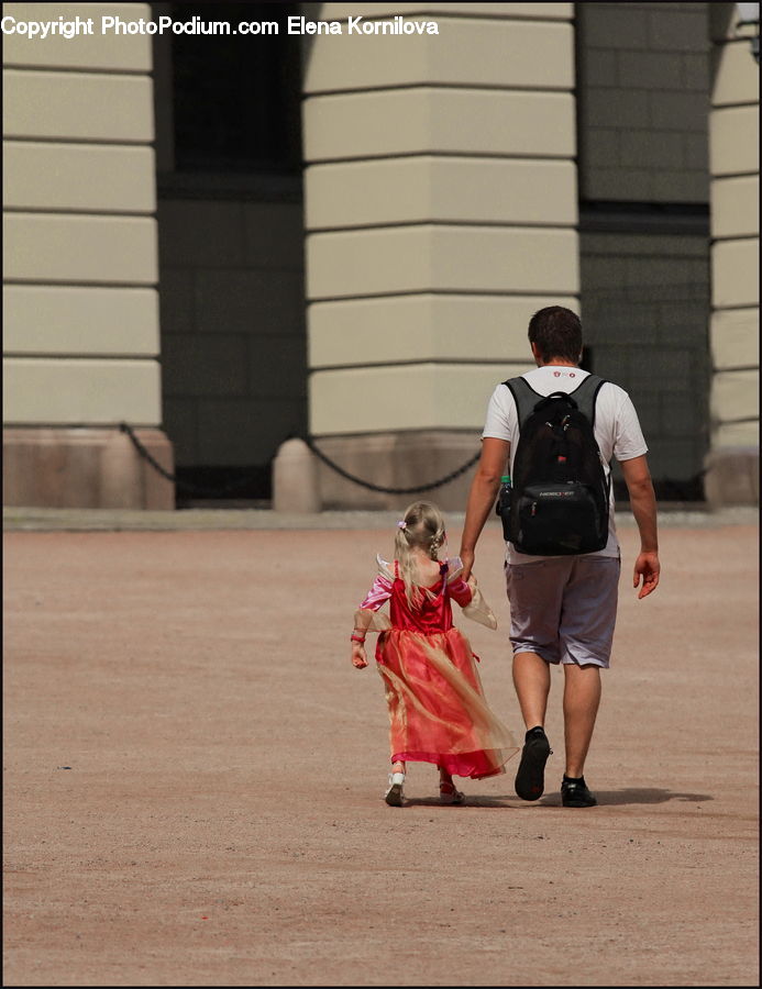 Human, People, Person, Leisure Activities, Walking, Shorts, Brick