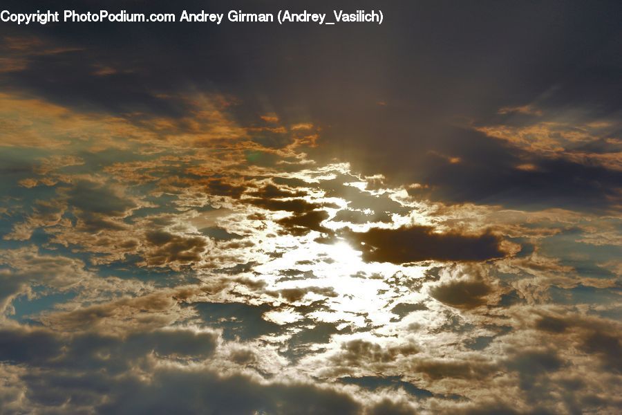 Azure Sky, Cloud, Outdoors, Sky, Flare, Light, Sunlight