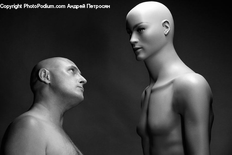 Human, People, Person, Torso, Bust, Figurine, Head