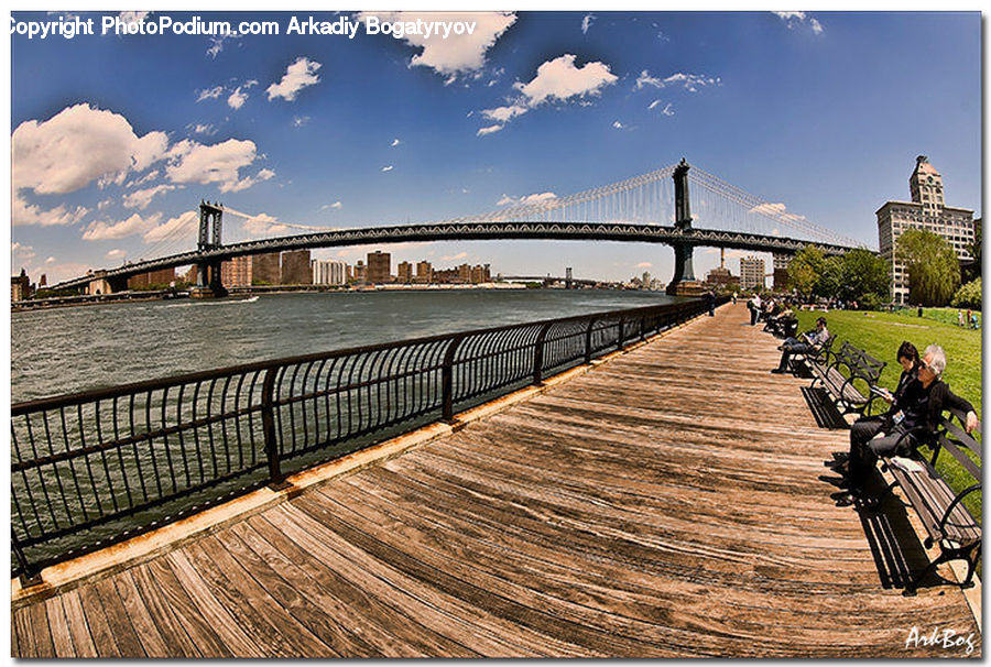 Boardwalk, Deck, Path, Sidewalk, Walkway, Bench