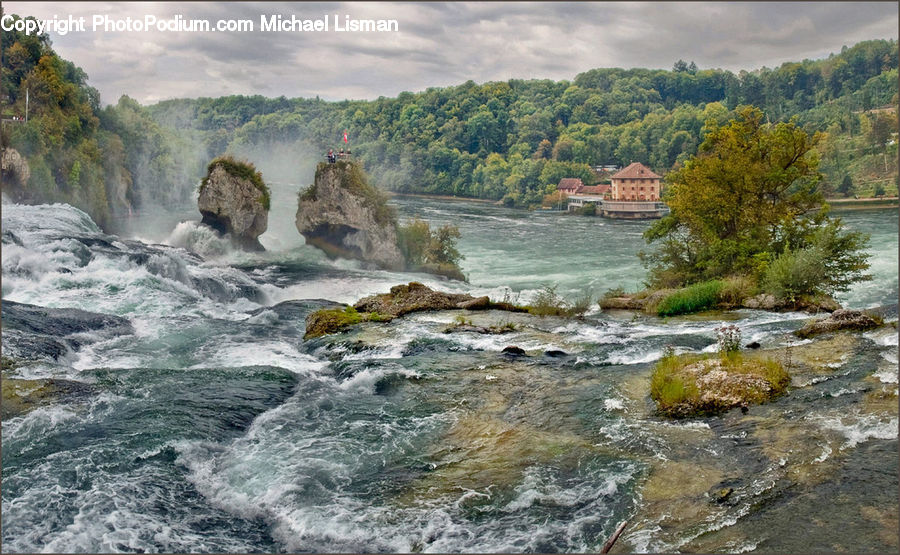 Creek, Outdoors, River, Water, Sea, Sea Waves, Cliff