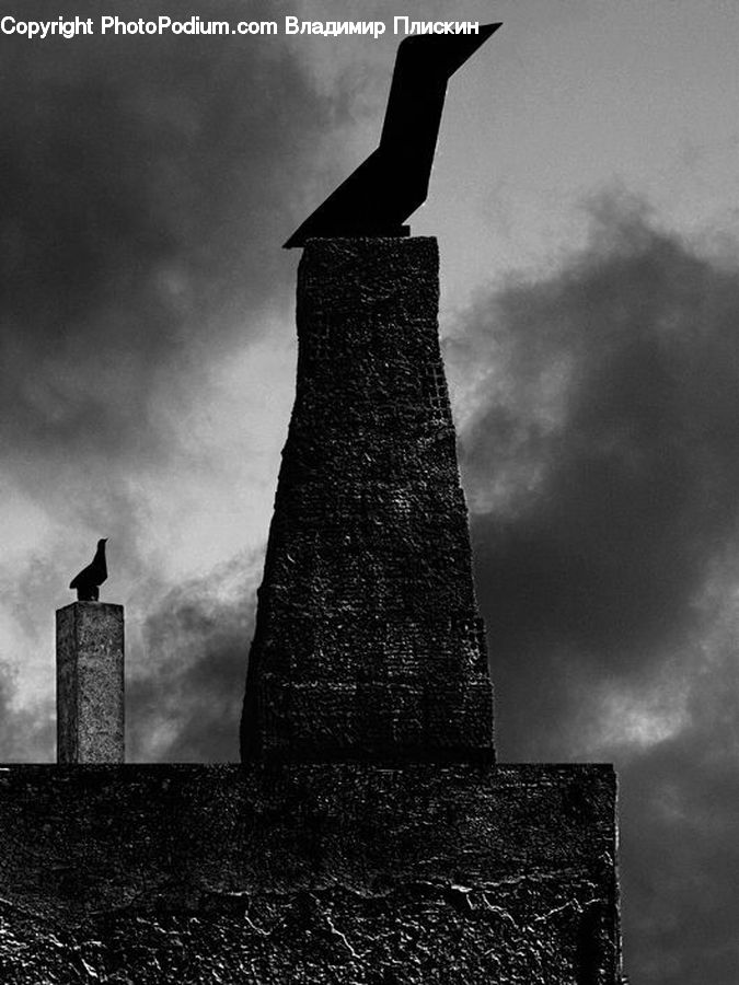 Architecture, Spire, Steeple, Tower, Silhouette