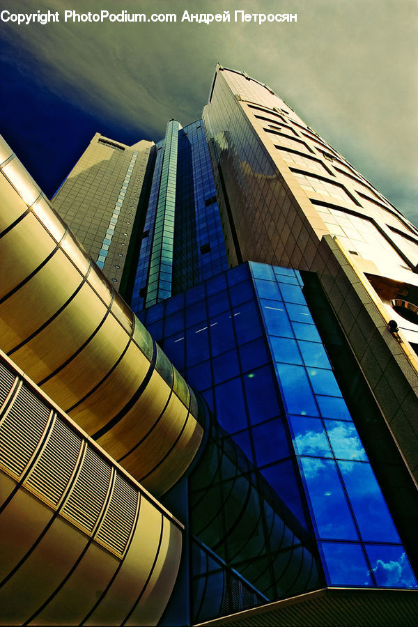 Architecture, City, Downtown, High Rise, Skyscraper, Building, Office Building
