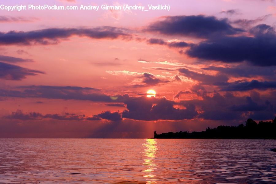 Azure Sky, Cloud, Outdoors, Sky, Dusk, Sunlight, Sunrise