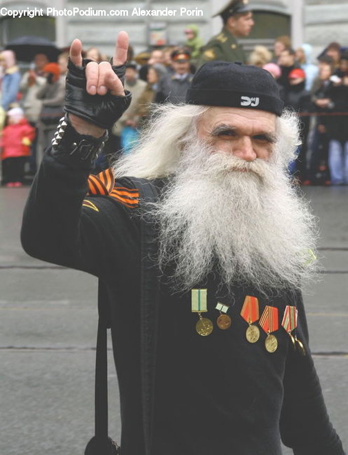 People, Person, Human, Beard, Hair, Military, Military Uniform