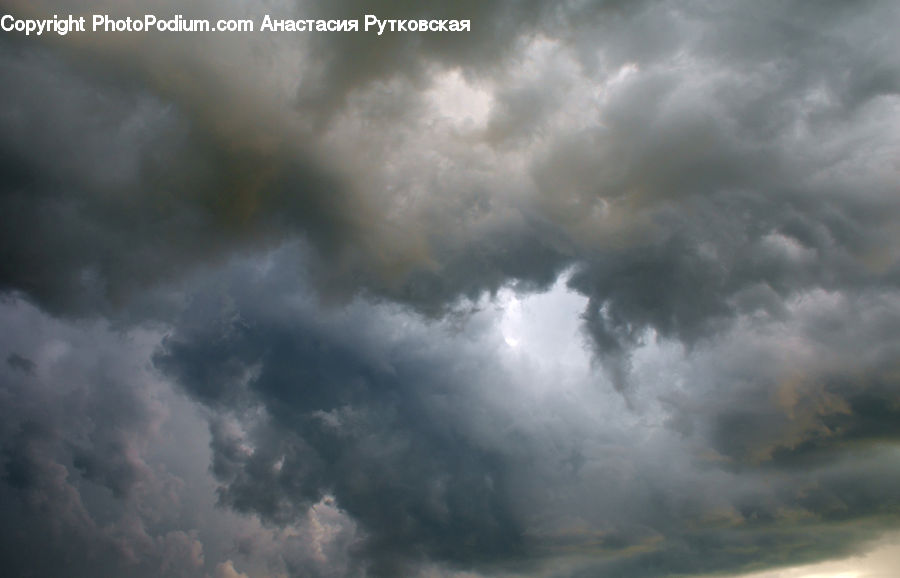 Azure Sky, Cloud, Outdoors, Sky, Cumulus