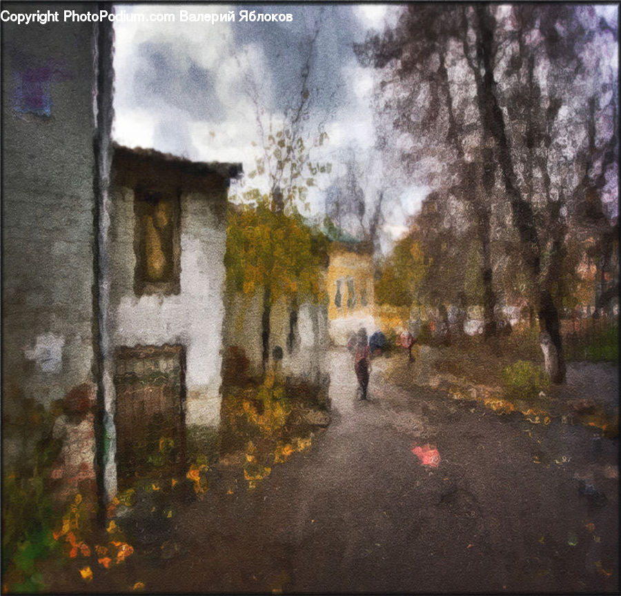 Fence, Wall, Cobblestone, Pavement, Walkway, Dirt Road, Gravel