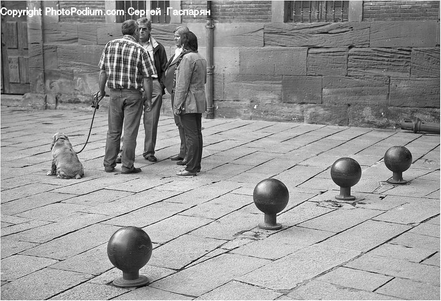 Human, People, Person, Sphere, Brick, Alley, Alleyway