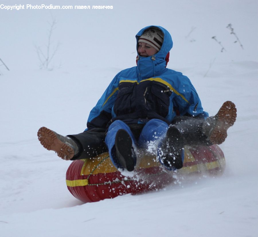 Human, People, Person, Sled, Ice, Outdoors, Snow