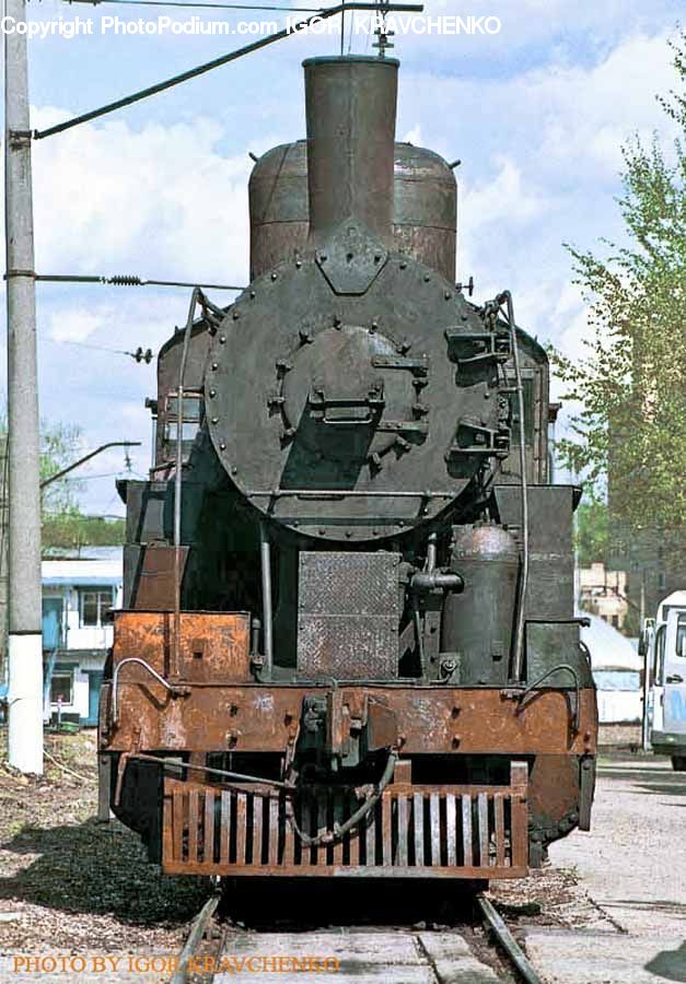 Train, Vehicle, Rust, Army, Tank, Engine, Locomotive