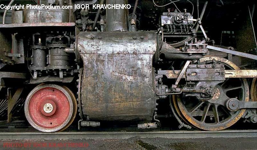 Train, Vehicle, Engine, Machine, Motor, Rust, Bowl