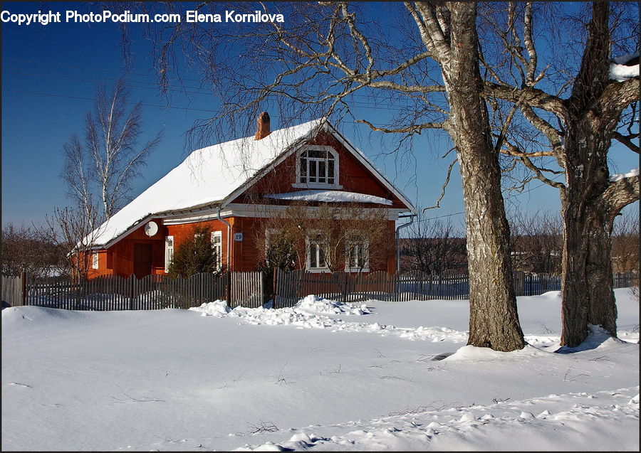 Building, Cottage, Housing, Ice, Outdoors, Snow, Cabin