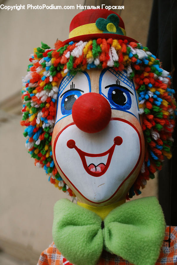Clown, Performer, Person, Teddy Bear, Toy, Birthday Cake, Cake