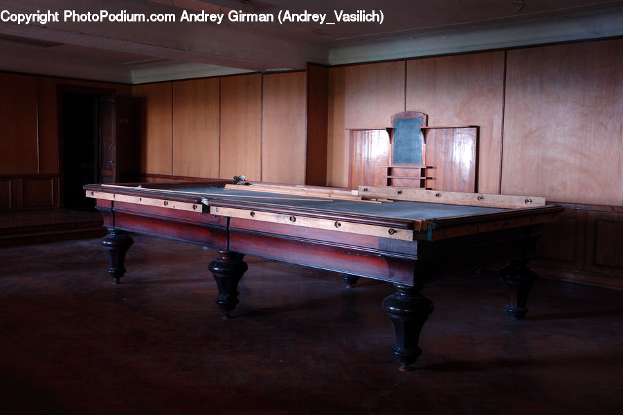 Billiard Room, Furniture, Pool Table, Table