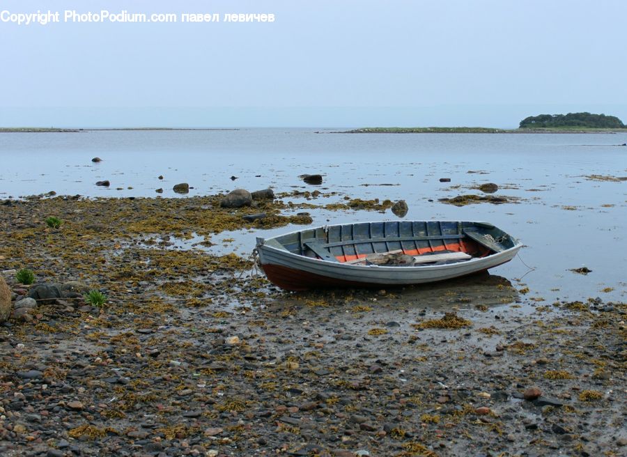Boat, Dinghy, Rowboat, Vessel, Beach, Coast, Outdoors