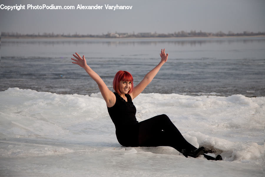 People, Person, Human, Female, Outdoors, Sea, Sea Waves