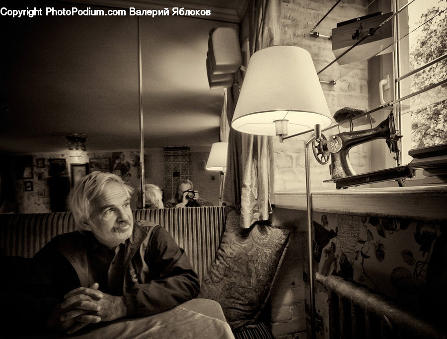 Chair, Furniture, People, Person, Human, Couch, Portrait