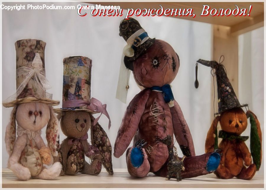 Teddy Bear, Toy, People, Person, Human, Figurine, Doll