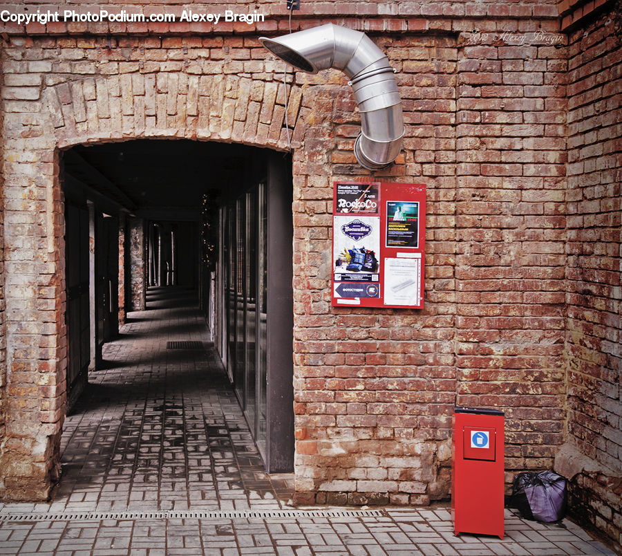 Brick, Cobblestone, Pavement, Walkway, Flyer, Poster, Road