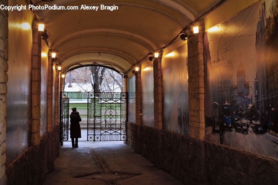 Prison, Corridor, Aisle, Boardwalk, Path, Pavement, Sidewalk