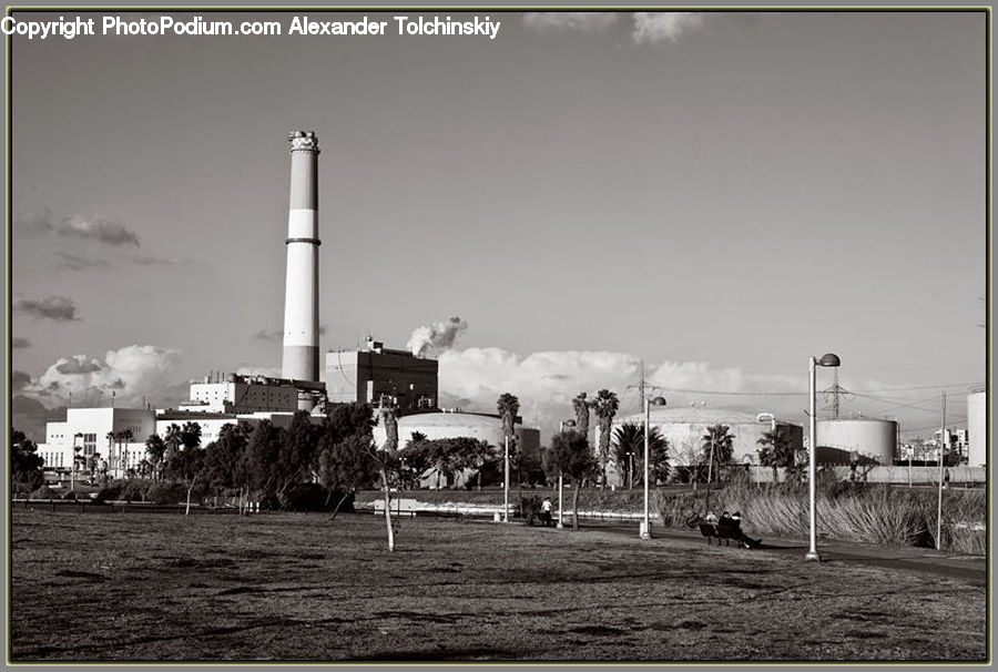 Factory, Demolition, City, Downtown, Urban, Building, Office Building