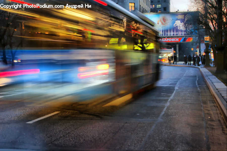 Bus, Double Decker Bus, Vehicle, Road, Street, Town, City