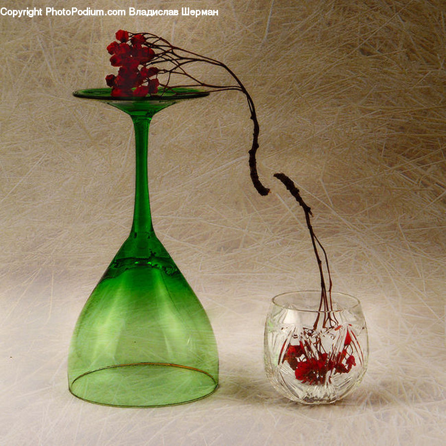 Glass, Goblet, Beverage, Wine, Wine Glass, Flower Arrangement, Ikebana