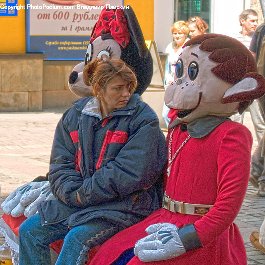 People, Person, Human, Mascot, Cap, Hat