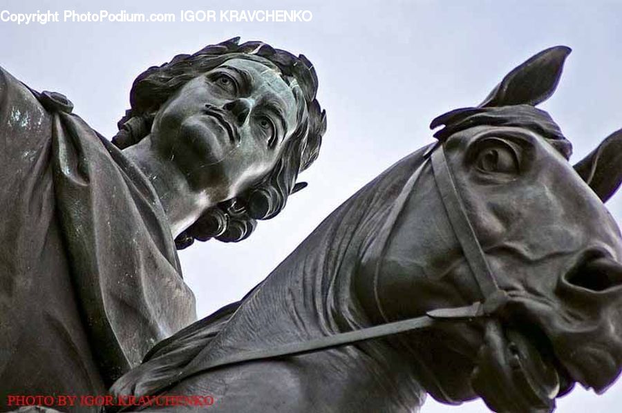 Art, Sculpture, Statue, Head, Portrait