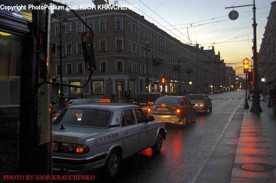 Automobile, Car, Vehicle, Cab, Taxi, Boardwalk, Path