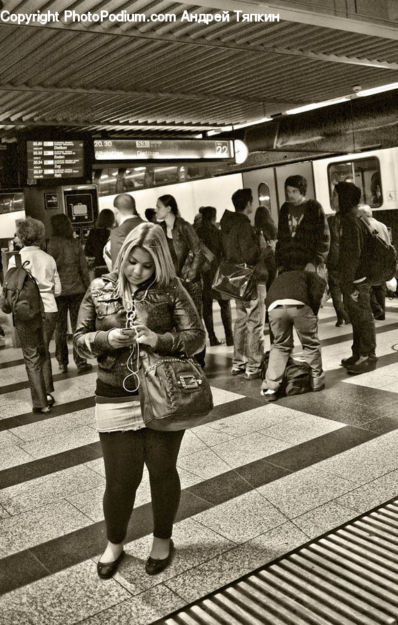 Human, People, Person, Subway, Train, Train Station, Vehicle