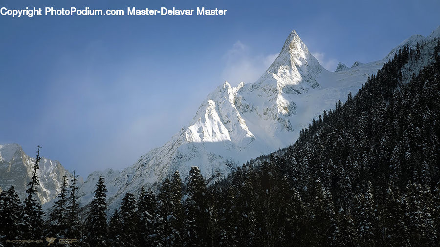 Crest, Mountain, Outdoors, Peak, Mountain Range, Landscape, Nature