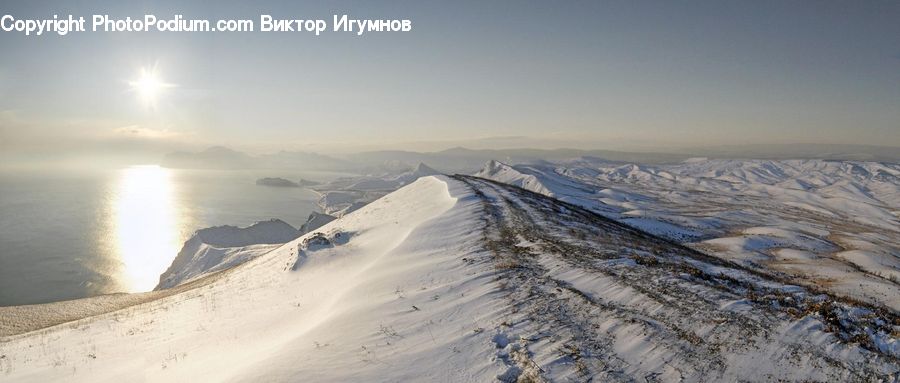 Crest, Mountain, Outdoors, Peak, Piste, Skiing, Snow